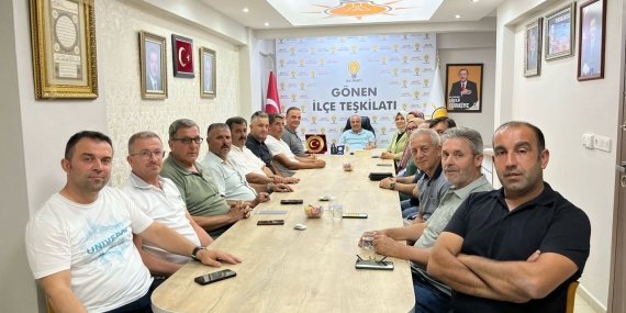 AK Parti Gönen İlçe Teşkilatı’ndan haftalık olağan toplantı