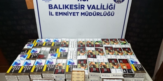 Bandırma’da Kaçak Makaron Operasyonu