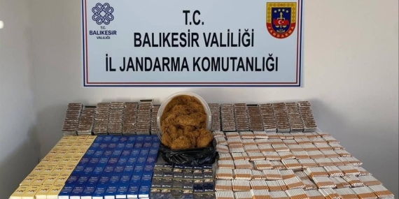 Balıkesir’de kaçakçılık ve organize suç operasyonu