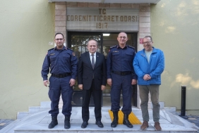 BALIKESİR İL JANDARMA KOMUTANI MURAT ÖZER'DEN EDREMİT TİCARET ODASINA ZİYARET